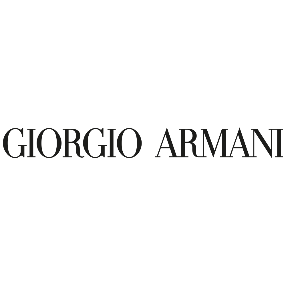 Georgio Armani Black and White Logo